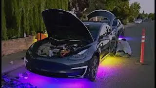 Как установить Tesla Under Glow | Tesla Model 3 2023 года (teslux) (blue ghozt)