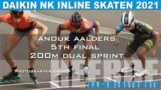 5th Final 200m Dual Sprint Anouk Aalders Daikin NK Inline Skating Heerde 2021
