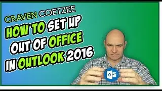 КАК настроить функцию &laquo;Отсутствие на работе&raquo; в Outlook 2016, Outlook 2013, Outlook 2010