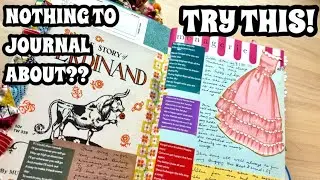 Simple Junk Journal Layout / What to Write About / Using a Junk Journal for Beginners / Paper Craft