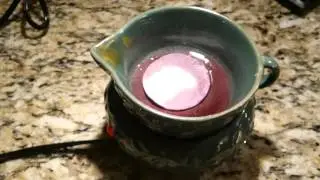 Easy little trick to remove the wax from your tart warmers