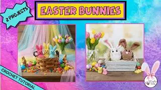 EASY EASTER CROCHET TUTORIAL | EASTER EGGS | EASTER BUNNY CROCHET TUTORIAL | EASTER CROCHET PATTERN