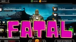 Fatal Twisted Tower 102-117 using Lizard Baraka no tower gear! MK Mobile