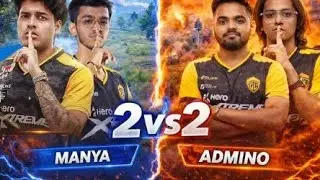 Jonathan☠️and Manya vs admino🥵 spower wow mode intense 2v2 match 