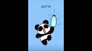 Drink More Water 💦- Animation Cartoon singing in hard rock genre