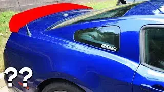 2013 Mustang GT500 Rear Spoiler Install // Adding MUSCLE CAR Style!