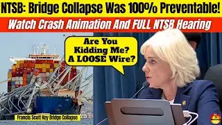 🚨 ONE LOOSE WIRE?! NTSB Bombshell: How ONE Loose Wire Took Down The Baltimore  Key Bridge 🔥