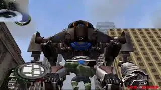 The Incredible Hulk (PS2) &ndash; Boss Fight Gameplay