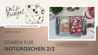 💰 Saving for an emergency fund 2/2 | June 2025 | 100 EUR budget | Lu finishes some challenges💖 #b...