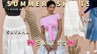 Summer Skirts I Have Been Loving | Savana, HM |#savanabyurbanic #savanahaul #hmtryon #hmskirt