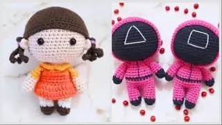 Squid Game Crochet Dolls Compilation | Amigurumi Collection