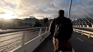 DUBLIN IRELAND - Morning Walk from Samuel Hotel to Trinity College (MUZIO CLEMENTI BGM)