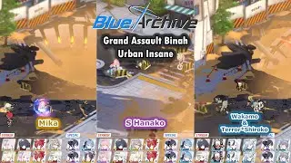 Blue Archive Global - Grand Assault Binah Urban Insane (June'25)