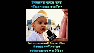 ইসলামের যুদ্ধে কি পরিবেশ ধ্বংস করা জায়েজ? 🌿⚔️ | Islamic Rules of War | Deener Ghor 🕋