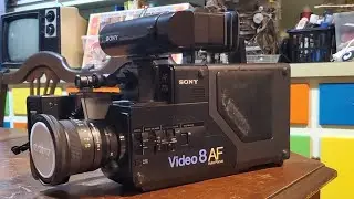 1985 Sony CCD-V8AF Video8 Camcorder | fully working!