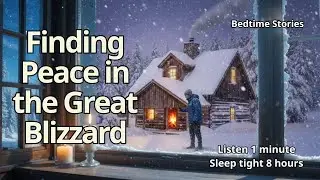 Finding Peace In The Great Blizzard: A Cozy Bedtime Story For A Cold Night  #GreatBlizzard #Cozy