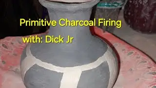 Charcoal firing primitive pottery for the first time(results)