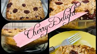 Almond Cherry Delight | Best Dessert Recipe | By Faria Cooking