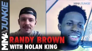Randy Brown with MMA Junkie's Nolan King