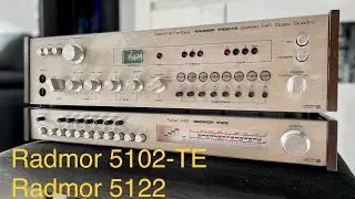 Radmor 5102-TE amplituner receiver + Tuner AM Radmor 5122 ...demo...