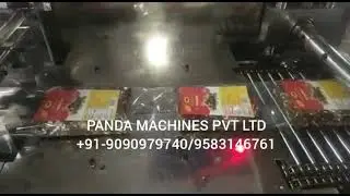 Seedless Tamarind Packing in Flow Wrap Machine, Flow Wrapping Machine, Horizontal Pouch Packing