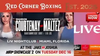 Shannon Courtenay vs Jessica Radtke Maltez LIVE