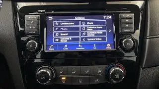 Снятие магнитолы Nissan Rogue 2018