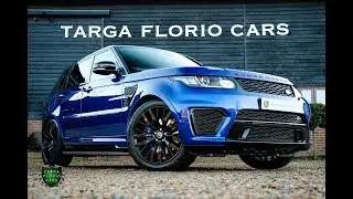 Land Rover Range Rover Sport SVR 5.0 V8 Command Shift 5dr Automatic in Estoril Blue 2016