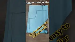 easy coat collar cutting and stitching #diy #song #bagmaking #sewing #sewingtips #handmade #stitch