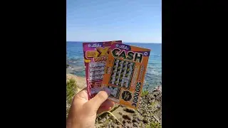 Tickets FDJ gagnant au bord de la plage 😉👍