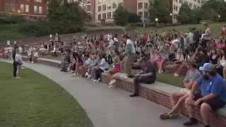 Students at Clemson University have prayer vigil following death of Charlie Kirk