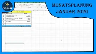 So sieht meine Bugetplanung für Januar 2026 aus