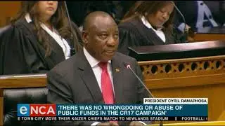 Ramaphosa denied being dodgy with CR17 campaign