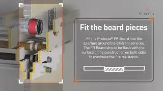 Double Protecta&reg; FR Board System In Masonry Or Concrete Walls