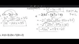 Grade 10 5-1 Multiply Polynomials