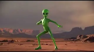 New Green Alien Dance | Funny Cosita Vibe (AI Music)