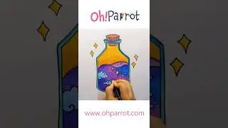 Magical Potion Drawing step by step #potion #drawing #coloring #magic