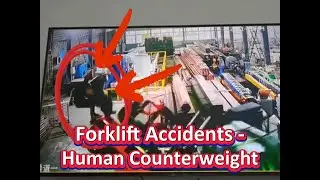 TOP 5 Forklift Accidents - Human Counterweight | Forklift Fails | Forklift Safety | Warehouse Safety