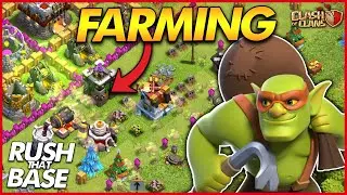 FARMING WITH SNEAKY GOBLINS ON THE RUSHED BASE!! | Rush That Base