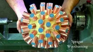 Woodturning: Epoxy & Copper Pipe Hollow Form Tutorial
