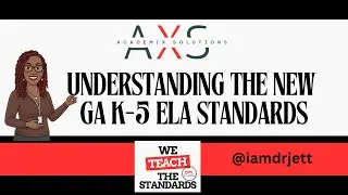 Explainer Video Teaching Georgia New ELA STANDARD K-12.P.ST.2