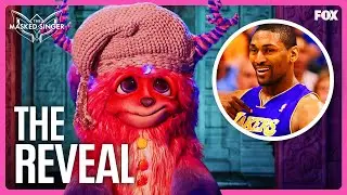 The Reveal: Metta World Peace is Cuddle Monster | Season 10 | The Masked Singer