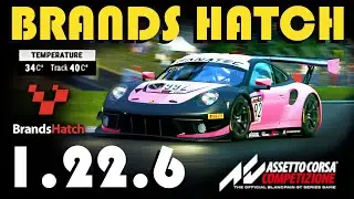 BRANDS HATCH IN THE PORSCHE | 1:22.6 | Assetto Corsa Competizione 1.8 Hotlap | 911 GT3-R | 2021 BoP