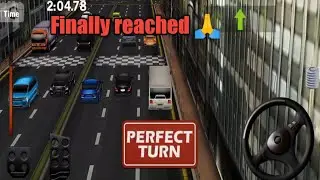 Bus driving in speed level in Dr. Driving