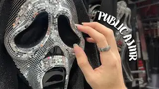 1+ HOUR of PUBLIC ASMR 👻 Lofi, Tapping, Scratching, Camera Tapping