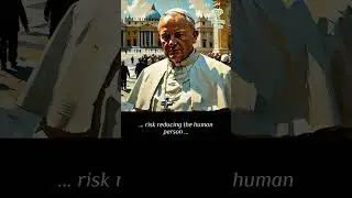 Pope John Paul II: Abortion, euthanasia, human cloning, for example, risk reducing the human pe