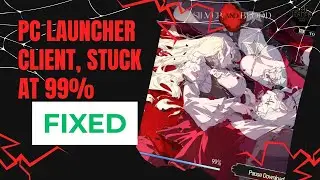 FIXED: PC launcher stuck at 99% Silver and Blood