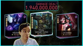Primal Swamp Thing Does 2 Billion Damage Injustice 2 Mobile