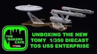 Распаковка Tomy 1/350 TOS Enterprise
