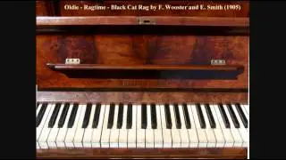 Oldie - Ragtime - Black Cat Rag by F. Wooster and E. Smith (1905)
